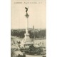 4 cpa 33 BORDEAUX. Port Saint-Jean, Monument Girondins, Fontaine Larrieu et Quinconces Exposition