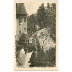carte postale ancienne 01 DIVONNE-LES-BAINS. Vieux Moulin à Eau 1932