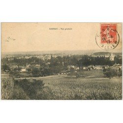 carte postale ancienne 03 GANNAT. Vue générale 1913