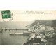 4 cpa 14 PORT-EN-BESSIN. Tour Vauban, Falaise de Huppain, Jetées et Tempête