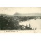 4 cpa 74 ANNECY. Port Mont Veyrier, Lac, Île des Cygnes et Parmelan