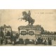 4 cpa 76 ROUEN. Musée, Statue Napoléon, Cathédrale, Bourse, Pont Boieldieu