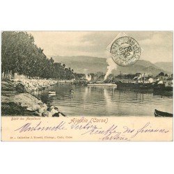 carte postale ancienne 20 AJACCIO. Dépôt des Torpilleurs 1903