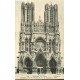 6 cpa EGLISE CATHEDRALE Laon Troyes Meaux Quimper Chartres Reims