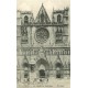 6 cpa EGLISE CATHEDRALE Auxerre Lyon Angoulême Rennes Laon Metz