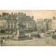 10 cpa 45 ORLEANS Rue Jeanne d'Arc République Hôtel Groslot Cathédrale Place Martroi Pavillon Couvent Dominicaines