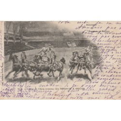CIRQUE. Course de Chars romains chez Barnum et Bailey 1902
