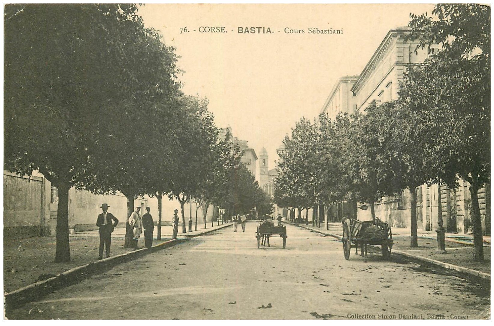 20 BASTIA. Cours Sébastiani 1915