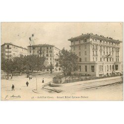 carte postale ancienne 20 BASTIA. Grand Hôtel Cyrnos-Palace 1917. Edition Moretti