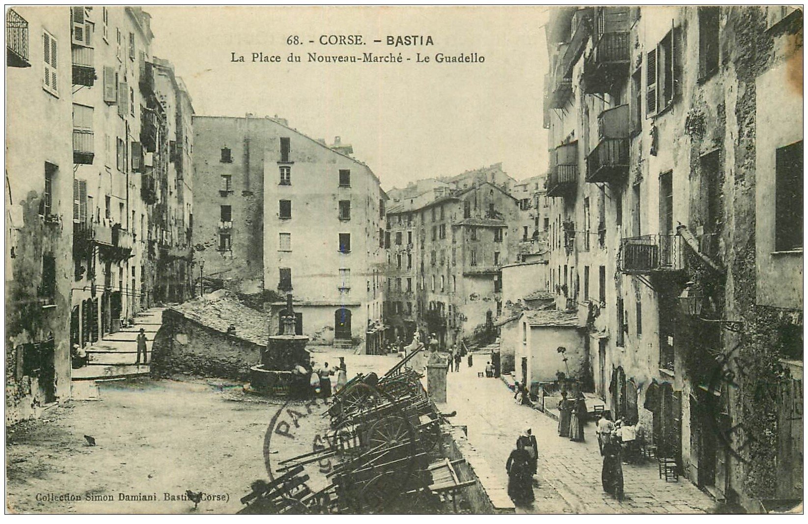 20 BASTIA. Le Guadello Place du Nouveau-Marché 1912