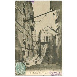 carte postale ancienne 20 BASTIA. Rue du Pontetto 1905
