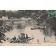 77 LAGNY-THORIGNY. Pêcheurs sur barques dans un coin de Marne vers 1909