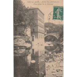 07 VALS-LES-BAINS. Grand Hôtel des Délicieuses vue prise de la Volane vers 1908