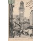 14 VIRE. Porte Horloge avec nombreux commerces dont un Pâtissier "Au Bon coin" 1907