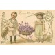 LOT 10 cpa série VOEUX Bonne Année et heureuse Fête