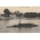 89 JOIGNY. Sous-Préfecture et Chemin du Chapeau avec bateau remorqueur