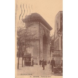 58 NEVERS. Kiosque à journaux Porte de Paris 1929