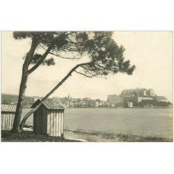 carte postale ancienne 20 CORSE. Calvi. Panorama vu de la Plage. Carte de Luxe LL.