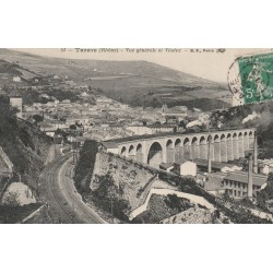 69 TARARE. Ville et Viaduc du chemin de fer 1913