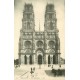 10 cpa 45 ORLEANS Place Martroi Pont Georges V Roseraies Hôtel de Ville Cathédrale Jeanne Arc Cathédrale Tourelles