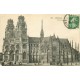 10 cpa 45 ORLEANS Place Martroi Pont Georges V Roseraies Hôtel de Ville Cathédrale Jeanne Arc Cathédrale Tourelles