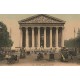 Paris 08 LA MADELEINE rue Royale avec fiacres et hippomobiles à Impériale 1907