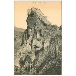 carte postale ancienne 20 CORSE. Corte. La Citadelle