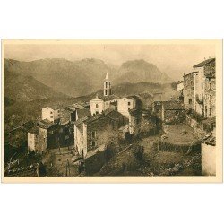 carte postale ancienne 20 CORSE. Eviza. Le Village