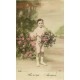 10 cpa FANTAISIES Pierrot mandoline Gui Pont Enfants Bauer 1906 Tuck Espérance