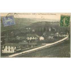 carte postale ancienne 01 Don. Usines et Château 1933