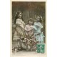 10 cpa FANTAISIES Militaire Enfants Femmes Fleurs Noël Bergeret