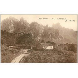 carte postale ancienne 20 CORSE. Les Gorges de Bavella vers 1928