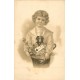 10 cpa FANTAISIES Militaire Enfants Femmes Fleurs Noël Bergeret