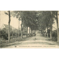 23 SAINT-MAURICE. Fillette sur la Route de la Souterraine 1918