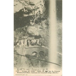06 GORGES DU LOUP. Restaurant Millo, Cacade de Courmes 1904