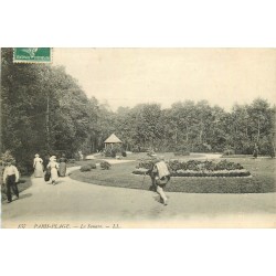 62 LE TOUQUET PARIS-PLAGE. Promeneurs dans le Square vers 1917
