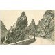 carte postale ancienne 20 CORSE. Piana. Calanques ou Calanches. Les Grandes Aiguilles avec personnage