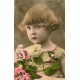 10 cpa FANTAISIES Fleurs Enfant Amoureux Gui Religieuse Boite lettres Fer à cheval Vase ruban