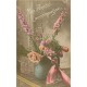 10 cpa FANTAISIES Fleurs Enfant Amoureux Gui Religieuse Boite lettres Fer à cheval Vase ruban