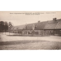 80 BOVES. Ecurie et Vacherie Ecole d'Agriculture du PARACLET 1934