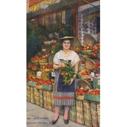 83 HYERES. Marchande d'Oranges 1928