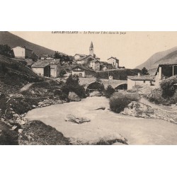 73 LANSLEVILLARD. Le Pont sur l'Arc dans le pays 1928