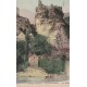 48 Gorges du Tarn CASTELBOUC. Le Château avec Passeur en barge 1928