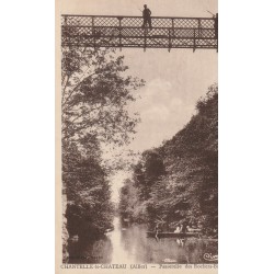 03 CHANTELLE-LE-CHATEAU. Passerelle des Rochers-Bris 1938