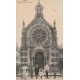 80 NESLE. Enfants avec vélo et cerceau devant la Chapelle de la Vierge 1923