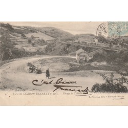 63 Coupe Gordon Bennett. Virage de Champrader Course automobile circuit Michelin 1905