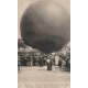76 ROUEN. Le Ballon Léopard pendant le gonflement Fêtes Normandes. Aérostat et Vendeur de Glaces ambulant