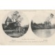 51 SERMAIZE-LES-BAINS. Eglise incendiée en 1914 "Avant et Après"
