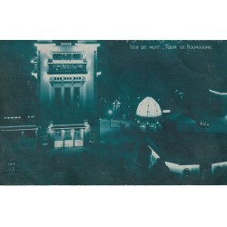 PARIS Exposition des Arts Décoratifs 1925. Tour de Bourgogne de nuit