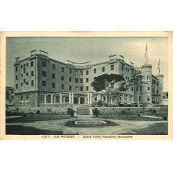 carte postale ancienne 20 ILE ROUSSE. Grand Hôtel Napoléon Bonaparte.